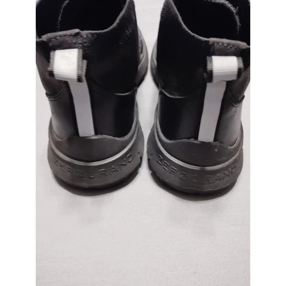 Cole Haan C32419 Generation ZeroGrand Black Lace-Up High-Top Shoes Men 9 Preppy*